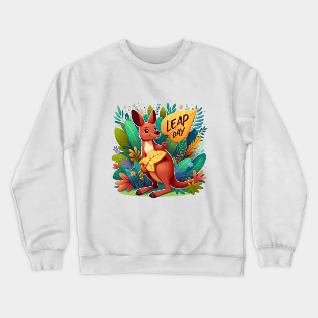 Leap Day. Leapling Crewneck Sweatshirt by BukovskyART